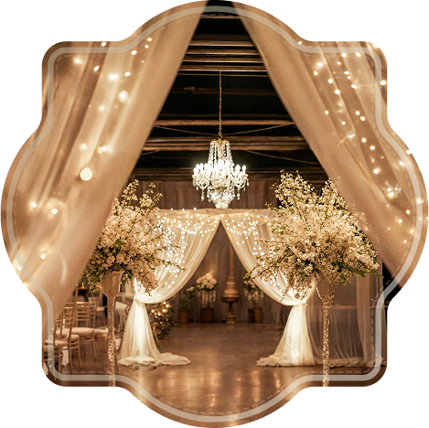 Salles uniques et décor original pour une fête qui vous ressemble